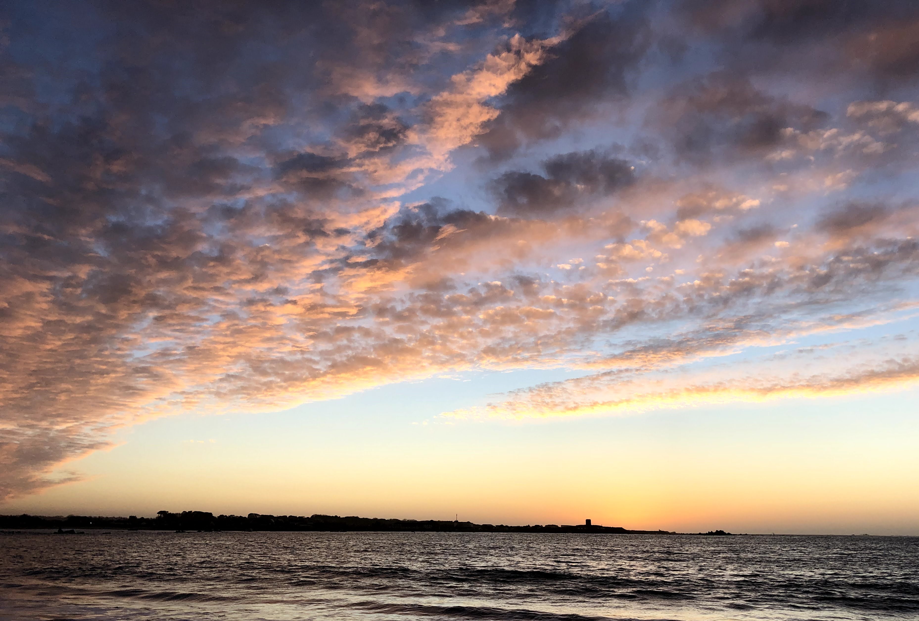 Counselling at sunset in Guernsey